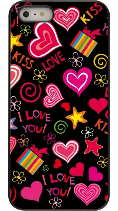 iPhone 5/5s / SE (2016) Case Hülle - Valentine 2023 love symbols