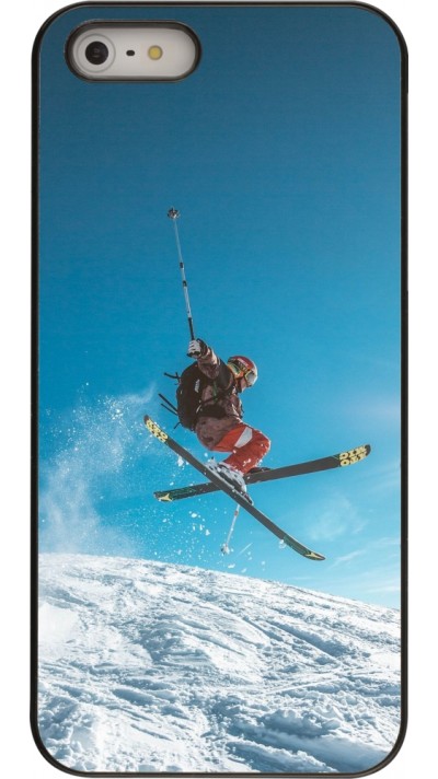 iPhone 5/5s / SE (2016) Case Hülle - Winter 22 Ski Jump