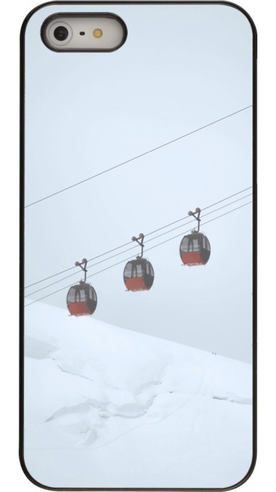 iPhone 5/5s / SE (2016) Case Hülle - Winter 22 ski lift