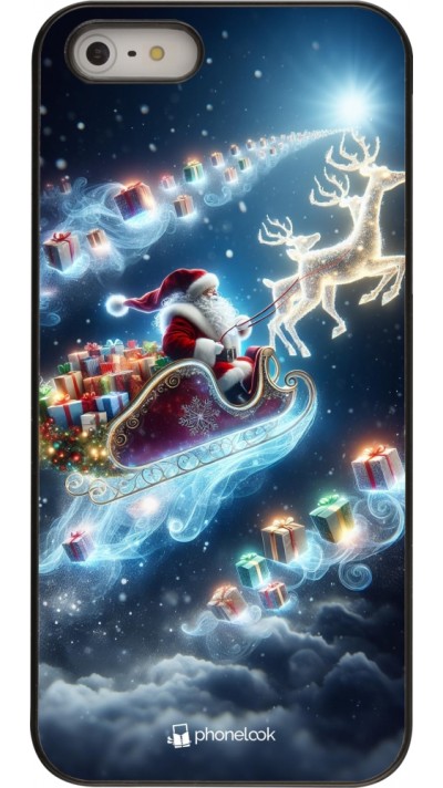 iPhone 5/5s / SE (2016) Case Hülle - Weihnachten 2023 Verzauberter Weihnachtsmann