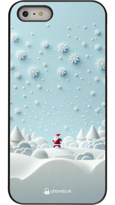 iPhone 5/5s / SE (2016) Case Hülle - Weihnachten 2023 Kleiner Vater Schneeflocke