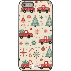 iPhone 5/5s / SE (2016) Case Hülle - Weihnachten 2024 Lkw Tanne