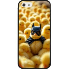 iPhone 5/5s / SE (2016) Case Hülle - Silikon schwarz Easter 2026 Chicken Batman