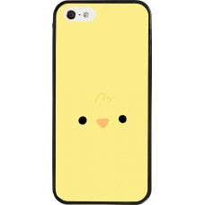 iPhone 5/5s / SE (2016) Case Hülle - Silikon schwarz Easter 2026 Little chicken