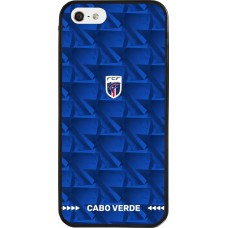 iPhone 5/5s / SE (2016) Case Hülle - Silikon schwarz Kap Verde 2026 personalisierbares Fussballtrikot