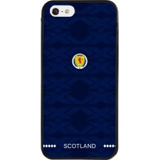 iPhone 5/5s / SE (2016) Case Hülle - Silikon schwarz Schottland 2026 personalisierbares Fussballtrikot
