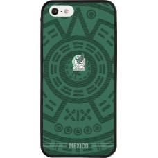 iPhone 5/5s / SE (2016) Case Hülle - Silikon schwarz Mexiko 2026 personalisierbares Fussballtrikot