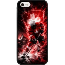 iPhone 5/5s / SE (2016) Case Hülle - Silikon schwarz Hockey World Championship Player
