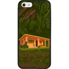iPhone 5/5s / SE (2016) Case Hülle - Silikon schwarz Benitos house DTMF