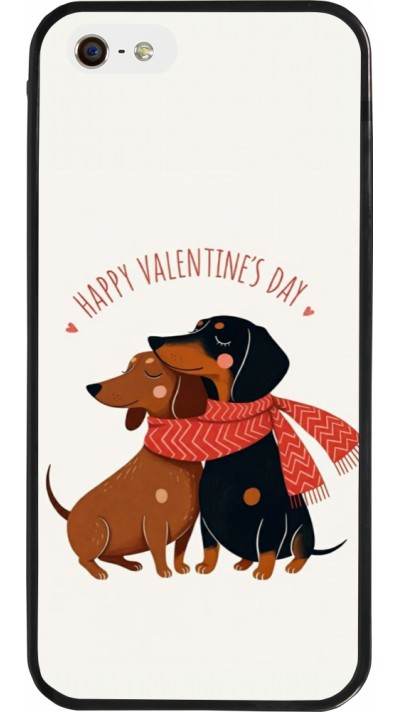 iPhone 5/5s / SE (2016) Case Hülle - Silikon schwarz Saint Valentines Day 26 Happy Valentine