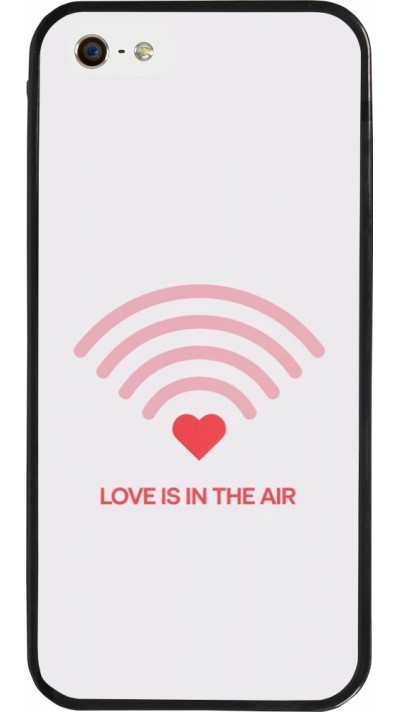 iPhone 5/5s / SE (2016) Case Hülle - Silikon schwarz Saint Valentines Day 26 Love is in the air