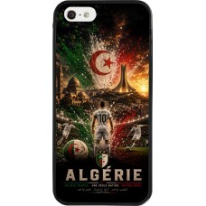 iPhone 5/5s / SE (2016) Case Hülle - Silikon schwarz Fussball Algerien splash 2026
