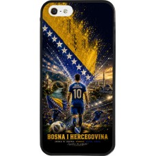 iPhone 5/5s / SE (2016) Case Hülle - Silikon schwarz Fussball Bosnien und Herzegowina splash 2026