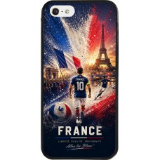 iPhone 5/5s / SE (2016) Case Hülle - Silikon schwarz Fussball Frankreich splash 2026