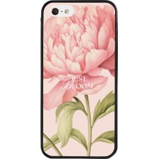 iPhone 5/5s / SE (2016) Case Hülle - Silikon schwarz Just Bloom 2026
