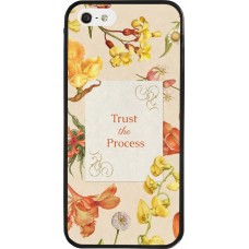 iPhone 5/5s / SE (2016) Case Hülle - Silikon schwarz Trust the process 2026