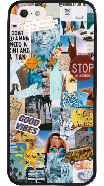 iPhone 5/5s / SE (2016) Case Hülle - Silikon schwarz Summer 2021 15