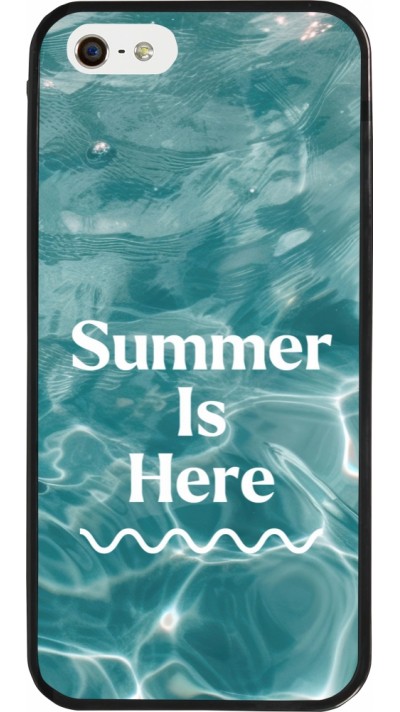 iPhone 5/5s / SE (2016) Case Hülle - Silikon schwarz Summer 2025 Summer is here