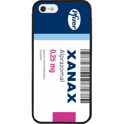 iPhone 5/5s / SE (2016) Case Hülle - Silikon schwarz Xanax Alprazolam 2025