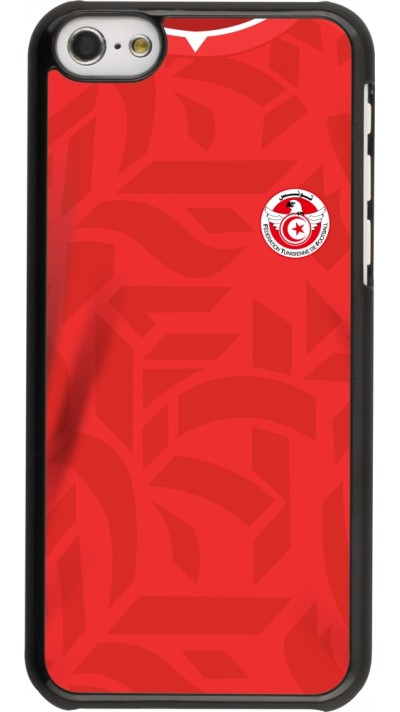 iPhone 5c Case Hülle - Tunesien 2022 personalisierbares Fussballtrikot