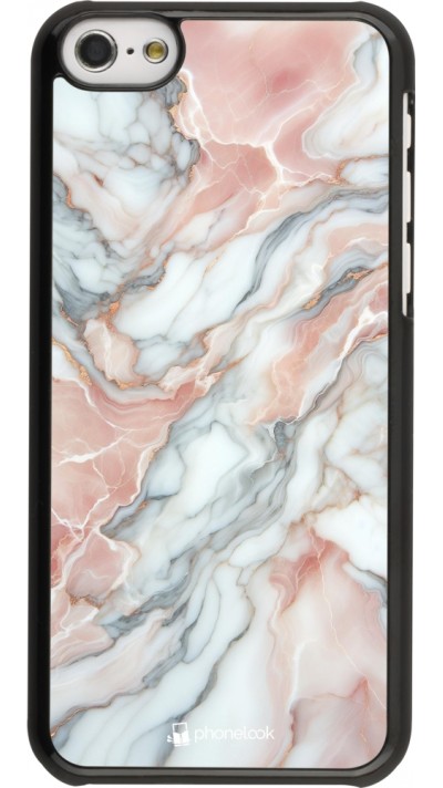 iPhone 5c Case Hülle - Rosa Leuchtender Marmor
