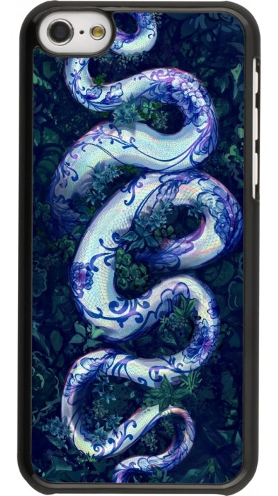 iPhone 5c Case Hülle - Snake Blue Anaconda