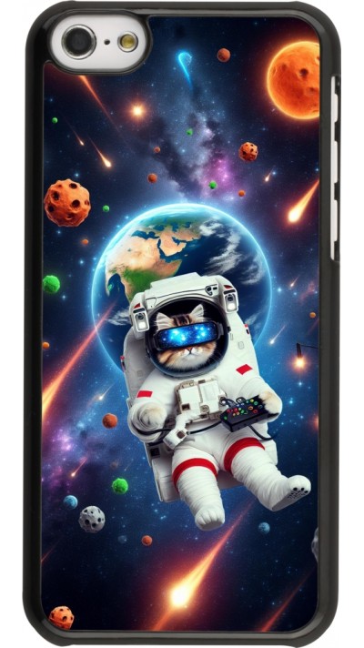 iPhone 5c Case Hülle - VR SpaceCat Odyssee