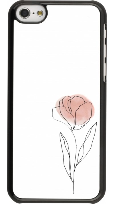 iPhone 5c Case Hülle - Spring 23 minimalist flower