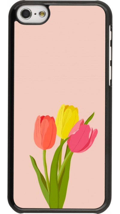 iPhone 5c Case Hülle - Spring 23 tulip trio