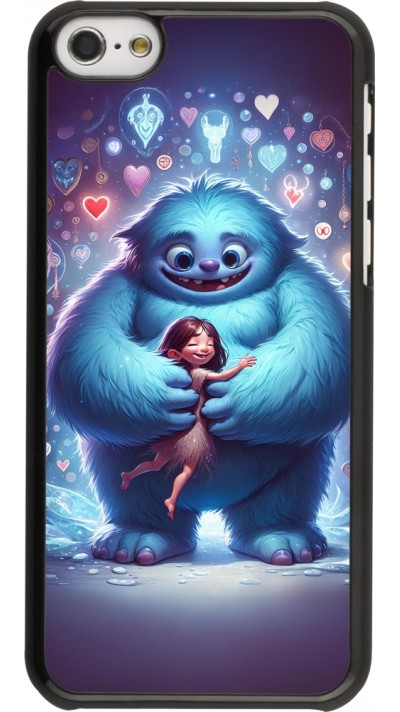 iPhone 5c Case Hülle - Valentin 2024 Flauschige Liebe