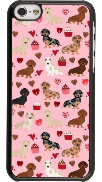 iPhone 5c Case Hülle - Valentine 2024 puppy love