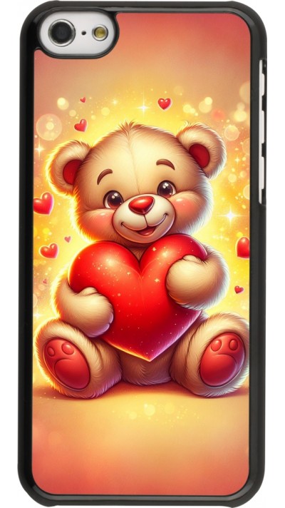 iPhone 5c Case Hülle - Valentin 2024 Teddy Liebe