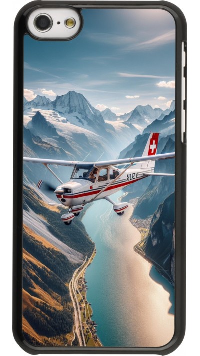 iPhone 5c Case Hülle - Schweizer Alpenflug