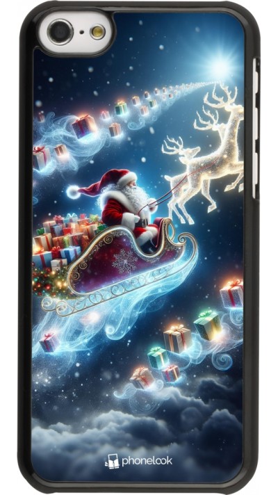 iPhone 5c Case Hülle - Weihnachten 2023 Verzauberter Weihnachtsmann