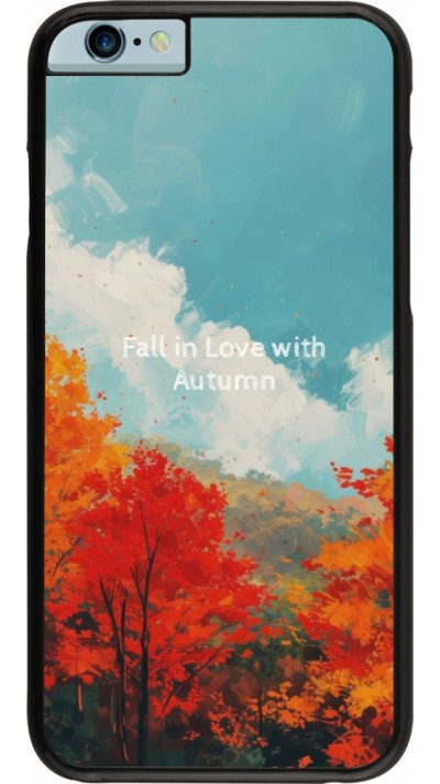 iPhone 6/6s Case Hülle - Autumn 25 Fall in love