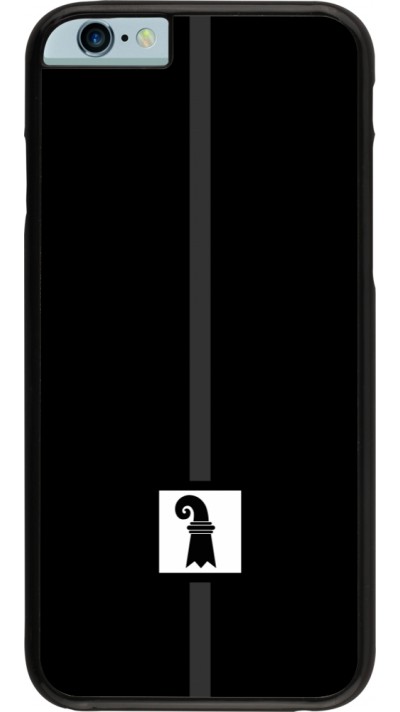 iPhone 6/6s Case Hülle - Kanton BS schwarz