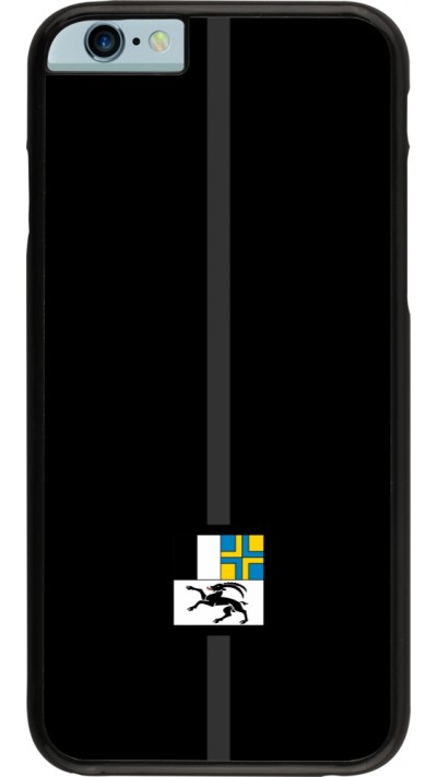 iPhone 6/6s Case Hülle - Kanton GR schwarz