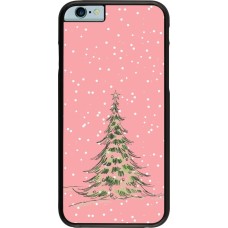 iPhone 6/6s Case Hülle - Christmas 25 Pink Tree