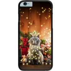 iPhone 6/6s Case Hülle - Christmas 25 Xmas Cat