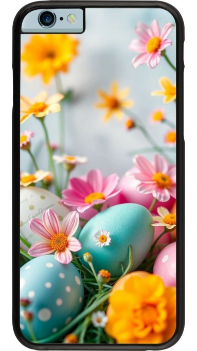 iPhone 6/6s Case Hülle - Easter 2026 Eggs with flowers