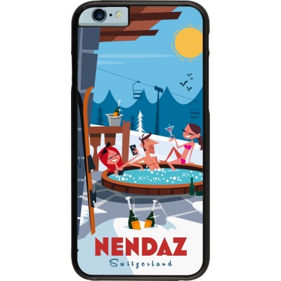 iPhone 6/6s Case Hülle - Nendaz Mountain Jacuzzi