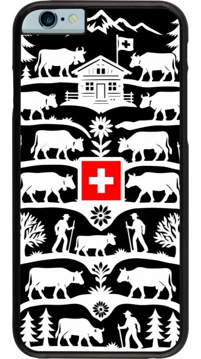 iPhone 6/6s Case Hülle - Poya Schweiz 3 schwarz