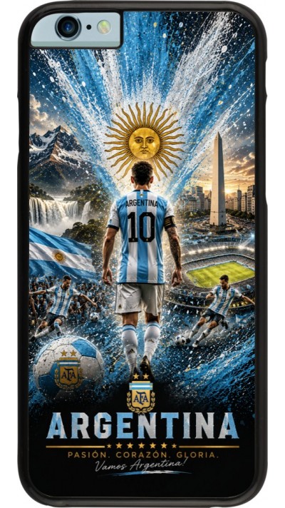 iPhone 6/6s Case Hülle - Fussball Argentinien splash 2026