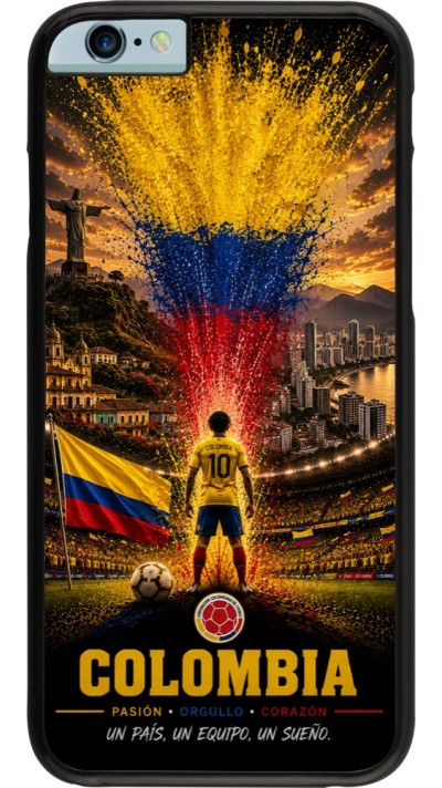iPhone 6/6s Case Hülle - Fussball Kolumbien splash 2026