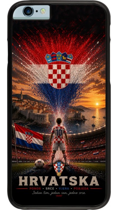 iPhone 6/6s Case Hülle - Fussball Kroatien splash 2026