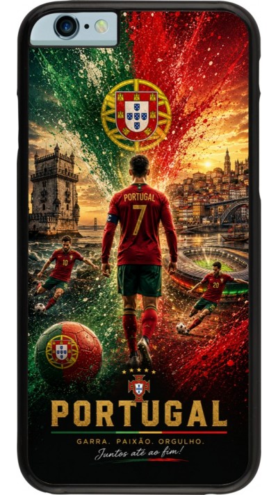 iPhone 6/6s Case Hülle - Fussball Portugal splash 2026