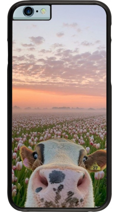 iPhone 6/6s Case Hülle - Cow with tulips 2026