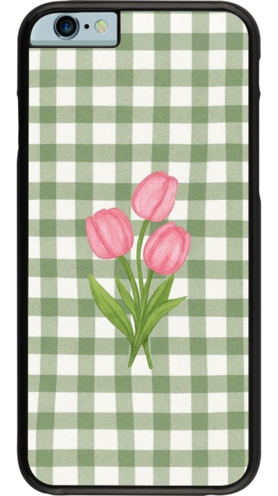 iPhone 6/6s Case Hülle - Green vichy tulips 2026