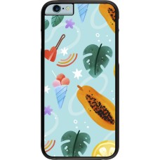 iPhone 6/6s Case Hülle - Summer 2025 Pattern papaya