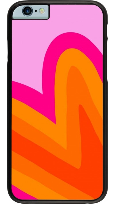 iPhone 6/6s Case Hülle - Valentine 2024 heart gradient